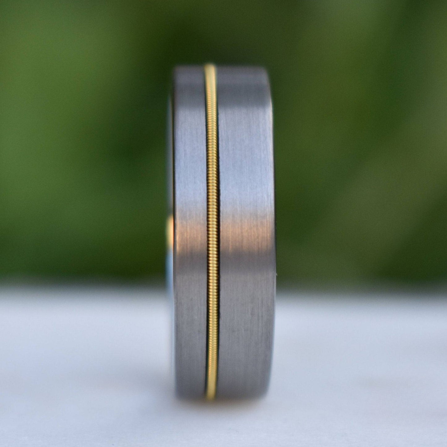 Guitar String 8mm Tungsten Ring - Tungsten Titans