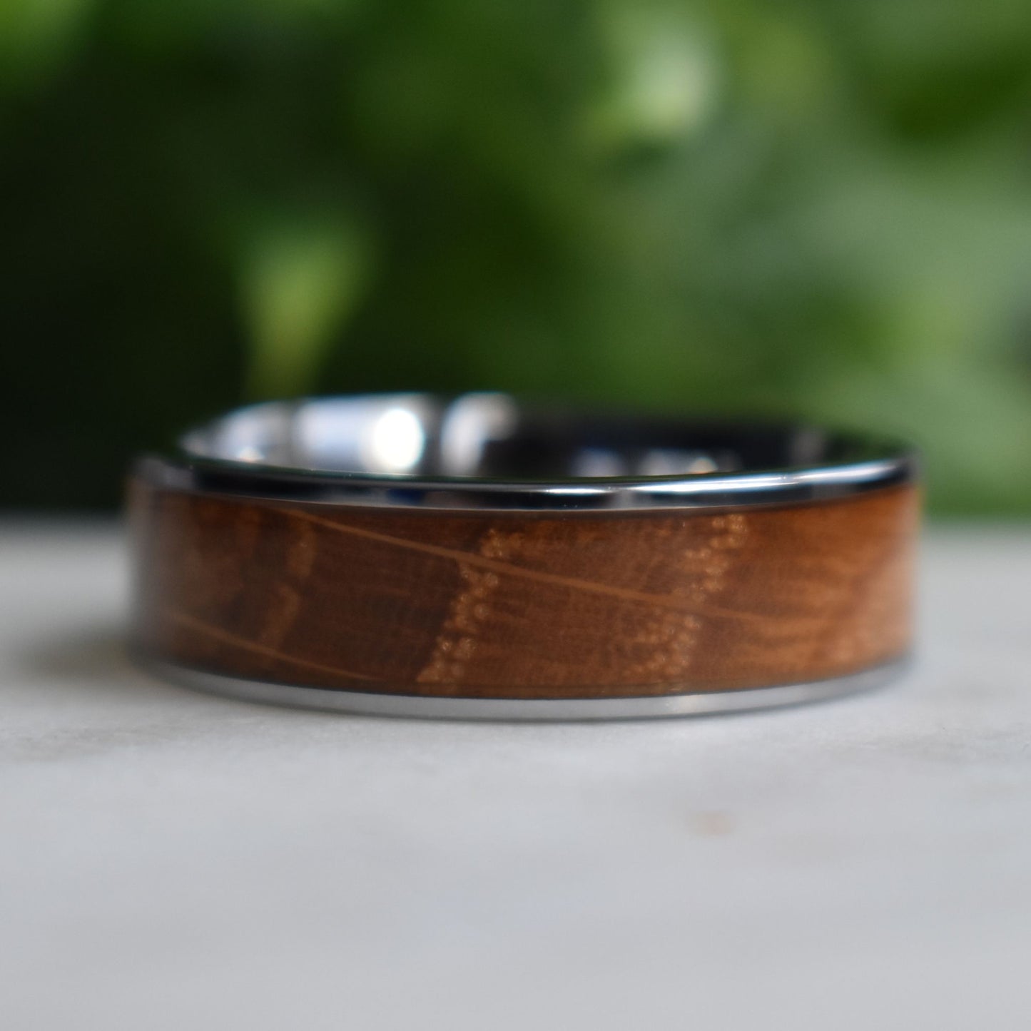 Whiskey Barrel 8mm Tungsten Ring - Tungsten Titans