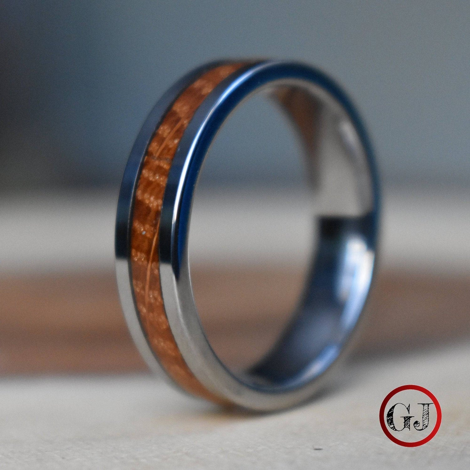 Whiskey Barrel 6mm Tungsten Ring - Tungsten Titans