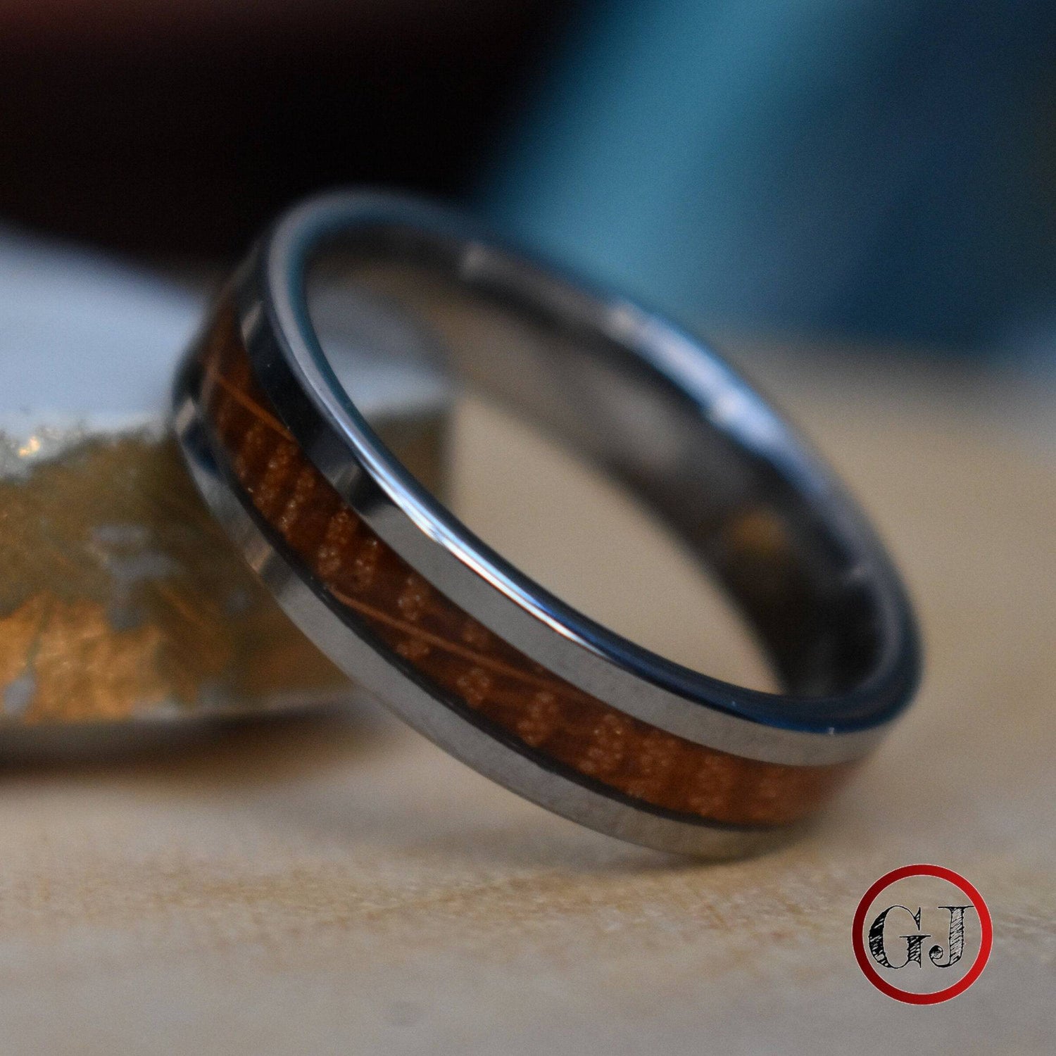 Whiskey Barrel 6mm Tungsten Ring - Tungsten Titans