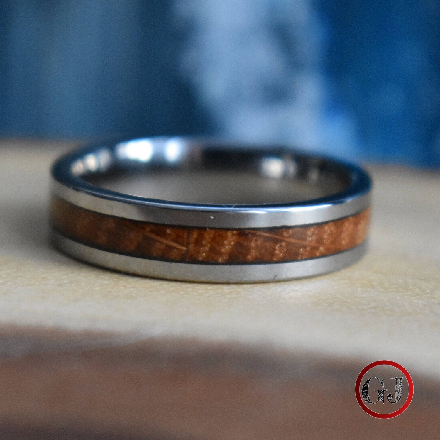 Whiskey Barrel 6mm Tungsten Ring - Tungsten Titans