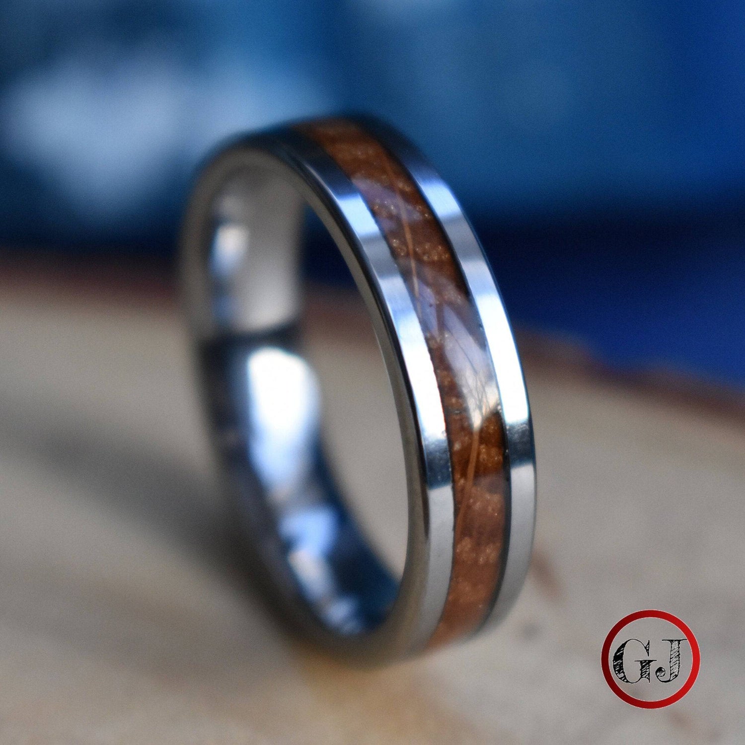 Whiskey Barrel 6mm Tungsten Ring - Tungsten Titans