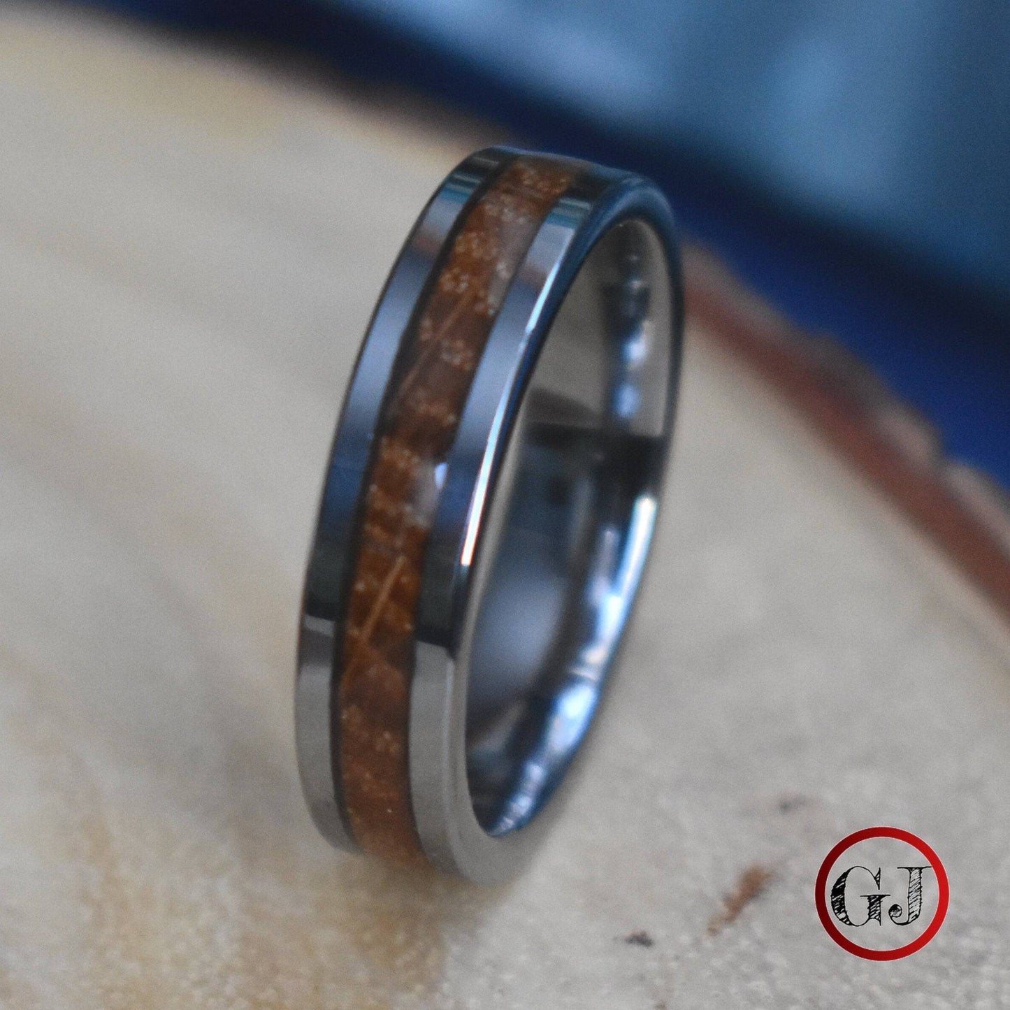 Whiskey Barrel 6mm Tungsten Ring - Tungsten Titans