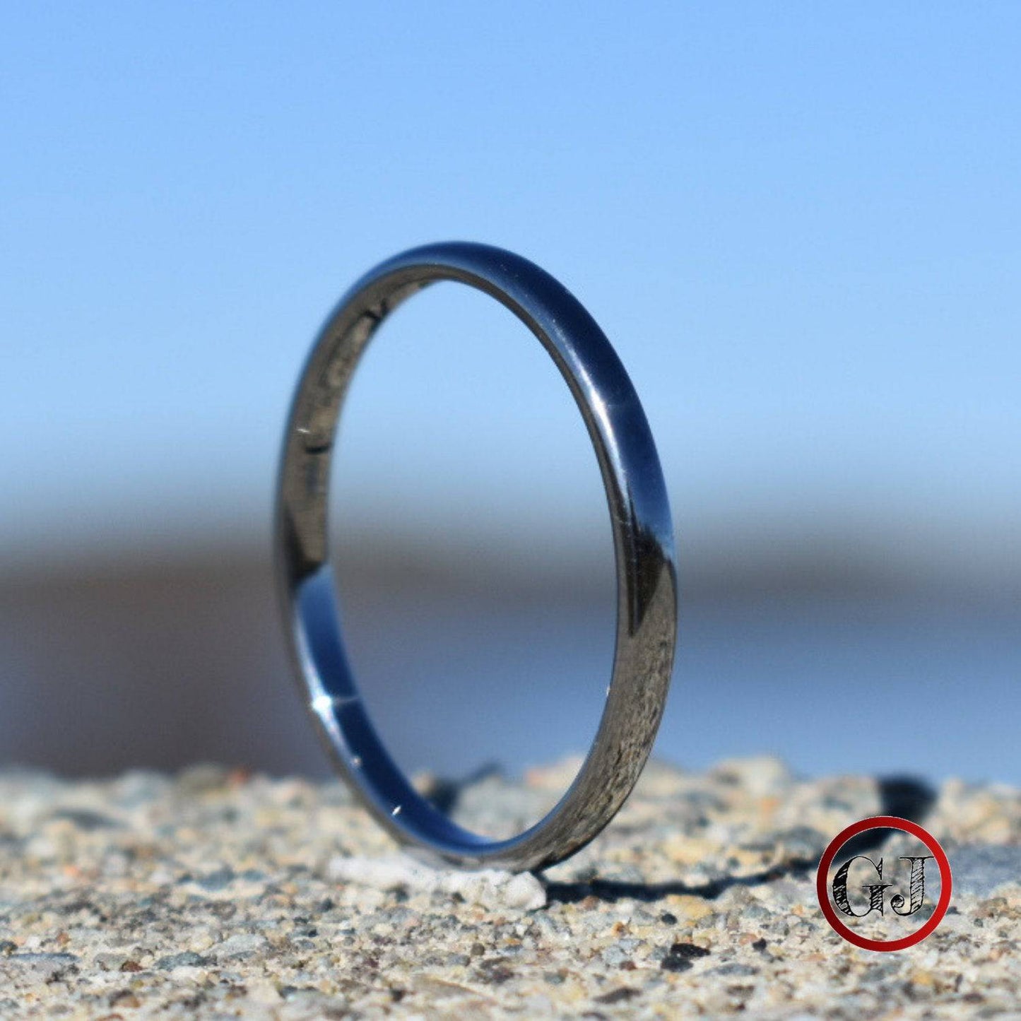 Tungsten 2mm Silver Ring - Tungsten Titans