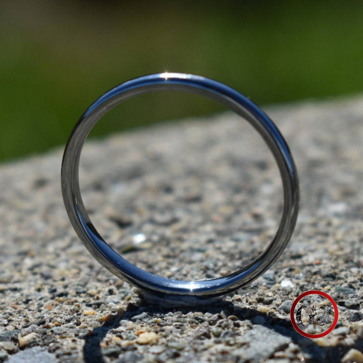 Tungsten 2mm Silver Ring - Tungsten Titans