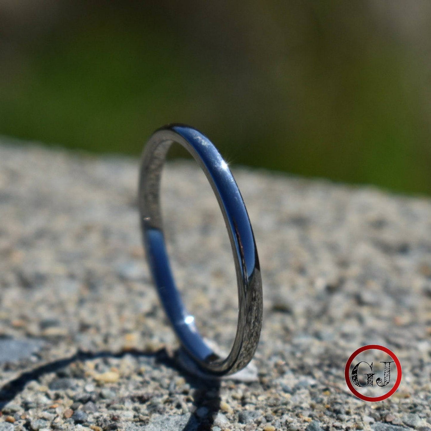 Tungsten 2mm Silver Ring - Tungsten Titans