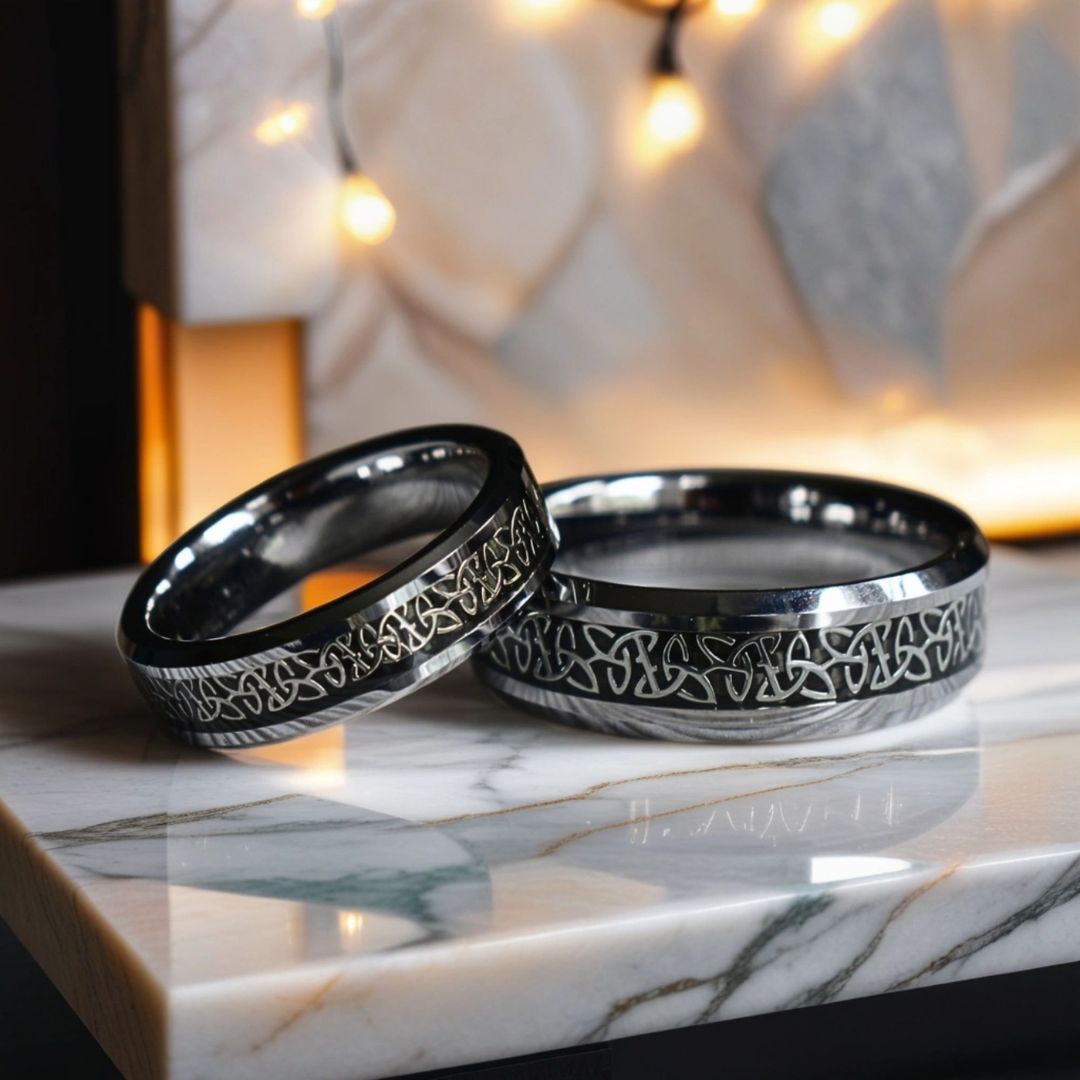 Tungsten Celtic Trinity Knot Ring - Tungsten Titans