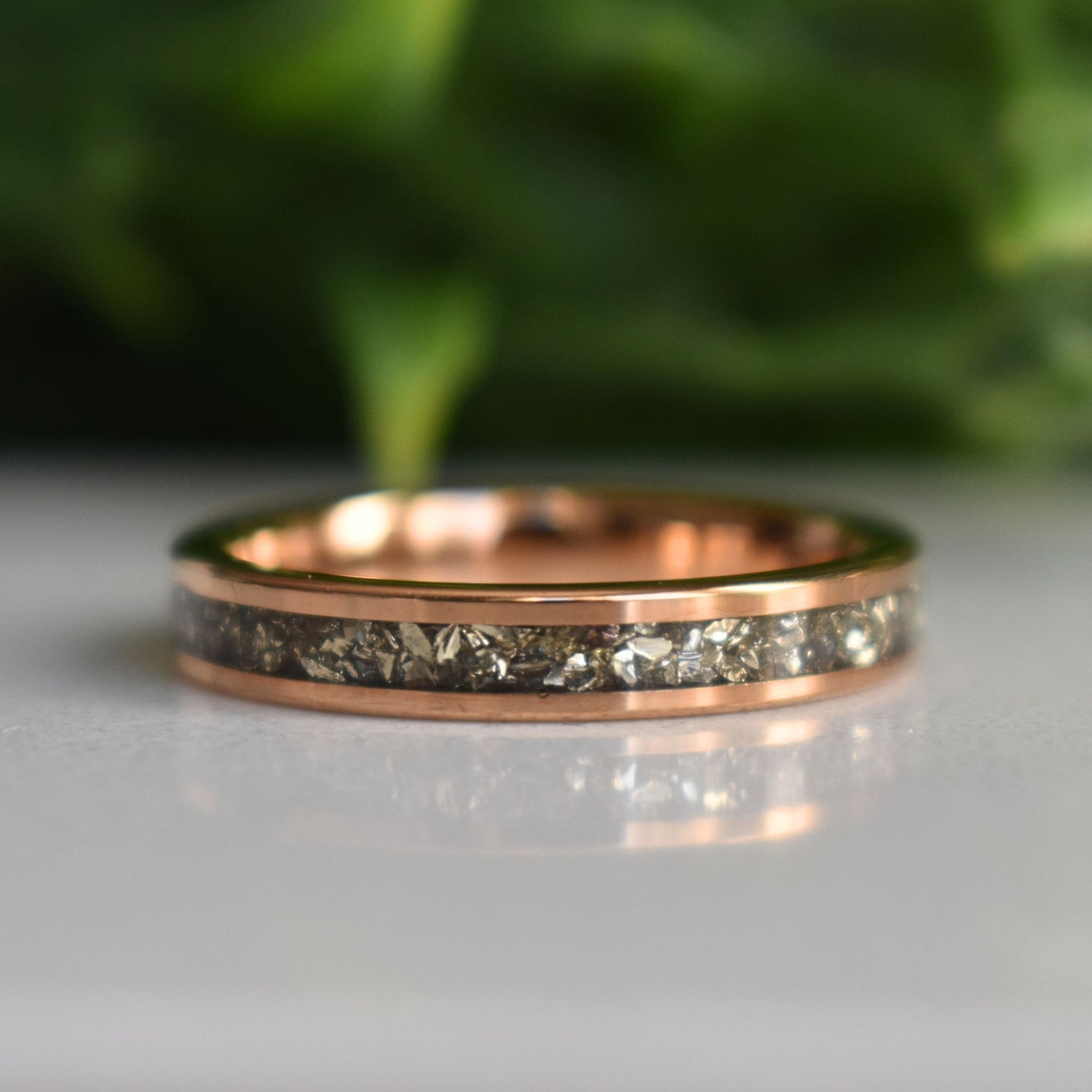 Amber Rose Gold Diamond Ring