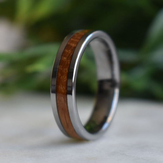 Whiskey Barrel 6mm Tungsten Ring - Tungsten Titans