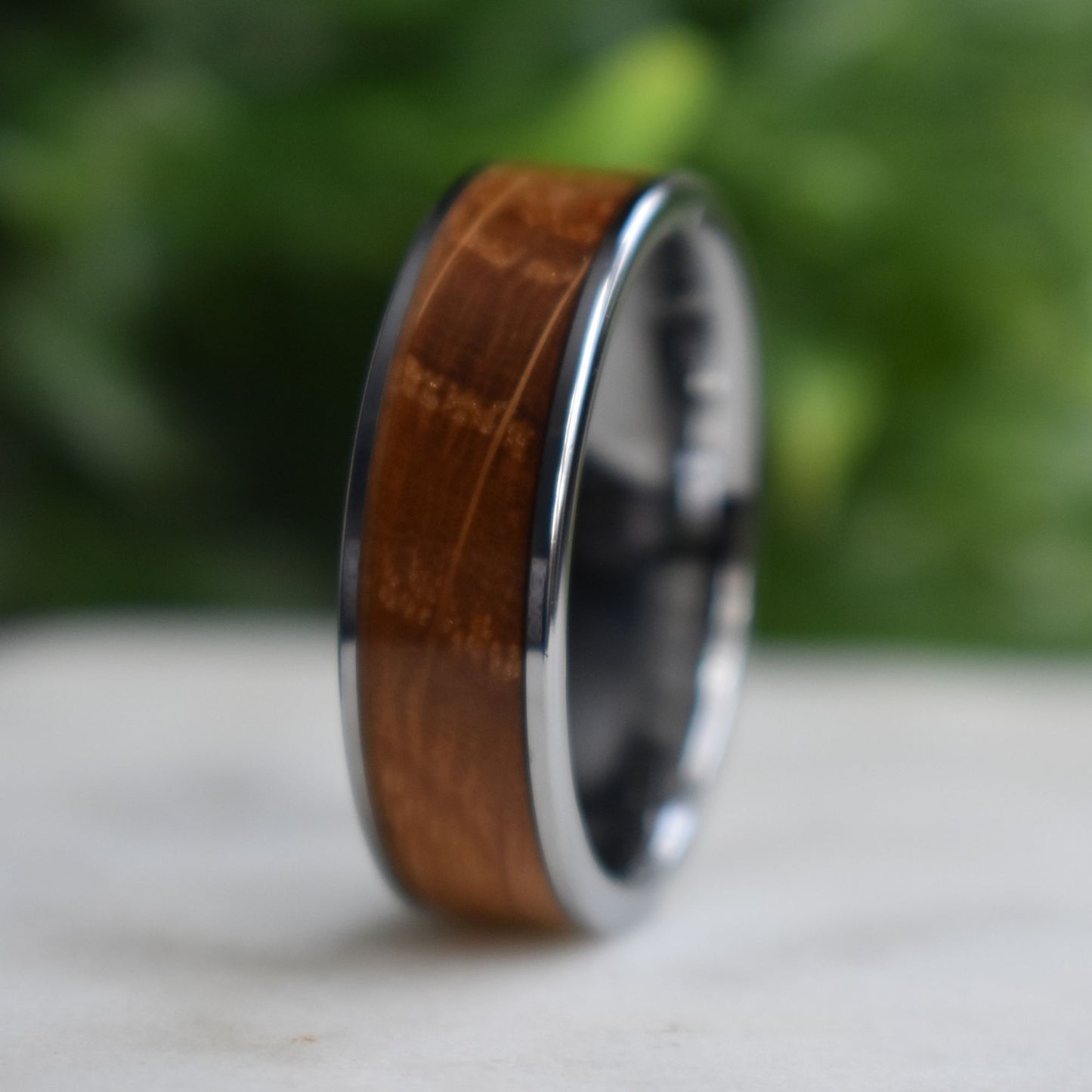 Whiskey Barrel 8mm Tungsten Ring