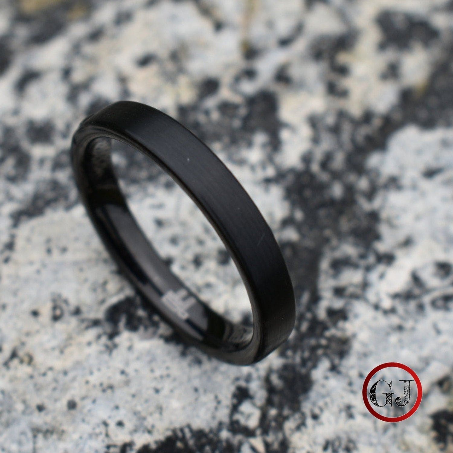 Matte Black Ring for Men/Boys