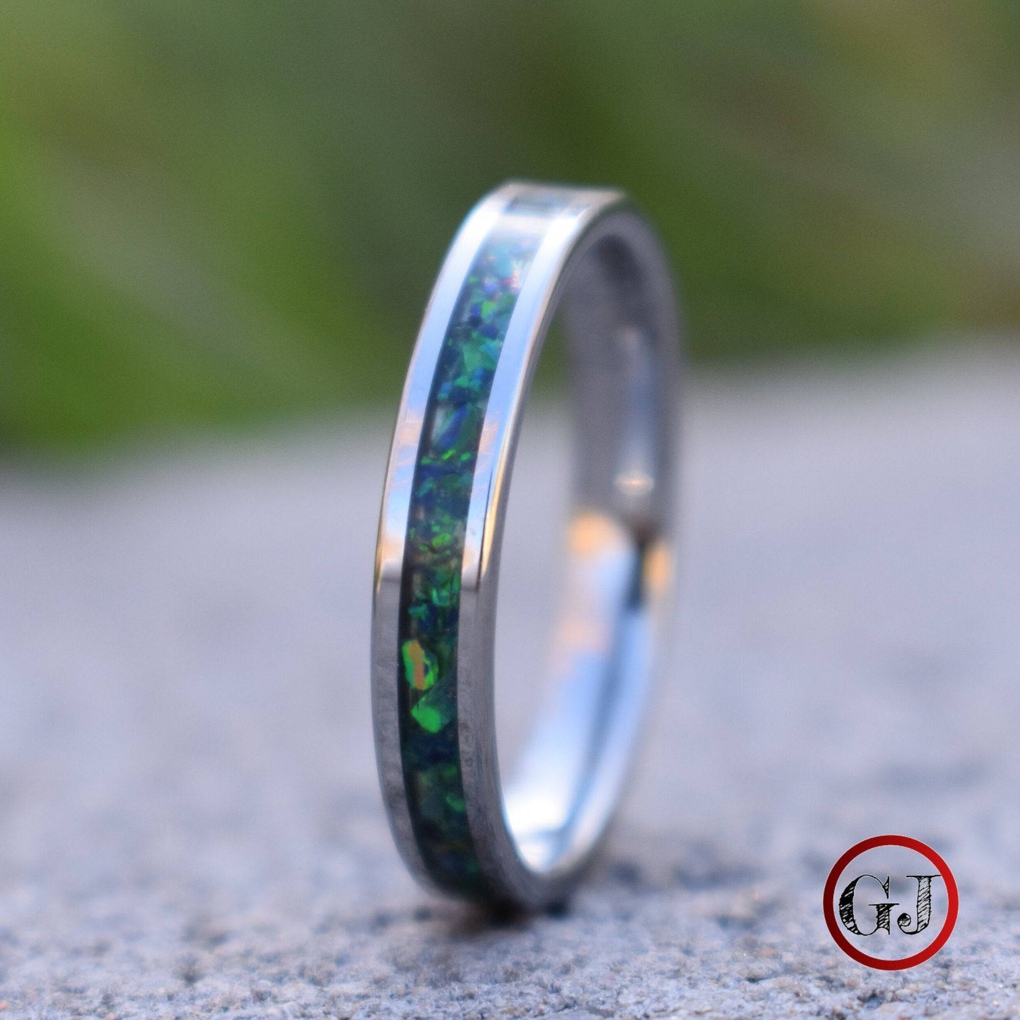 Opal Rings – Tungsten Titans