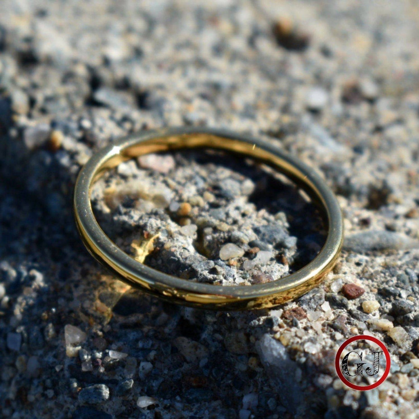 Tungsten 2mm Gold Ring - Tungsten Titans